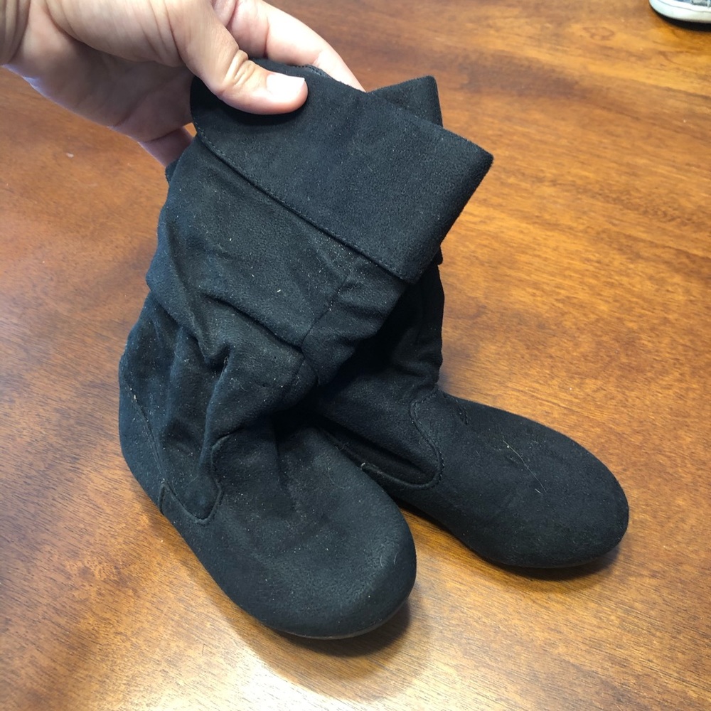 Toddler black boots